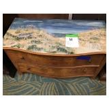 Wooden Small 2 Drawers Dresser