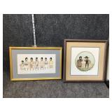 Signed Framed wall Art