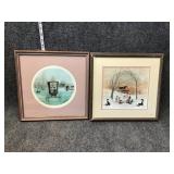 Signed Framed wall Art