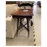 Antique barley twist legged side table