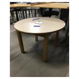 Wooden round table