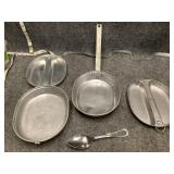 Vintage Stainless Steel Mess Kits