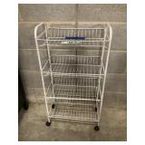 4-Tier Wire Organization Cart