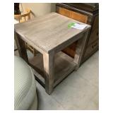 Wooden end table