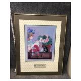 Sighed Framed Doll wall Art