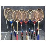 wooden badminton rackets