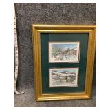 Signed Framed winter wall Art