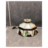 Stained glass hanging light