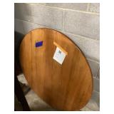 Wooden round dining table