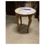 Vintage marble top side table