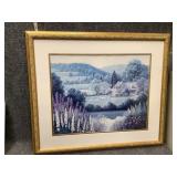 Signed framed wall Art