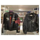 Wilsonï¿½s Leather Budweiser NASCAR jacket