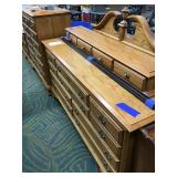 Oak Dresser with Mirror