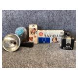 Vintage camera lights & Cameras