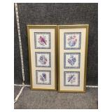 Framed signed artwork (2)