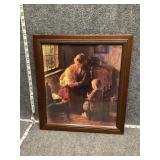 Framed signed artwork (2)