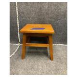 Wooden step stool
