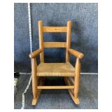Small wooden rocking chair