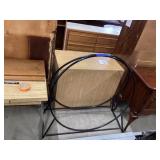 circular firewood log hoop rack