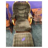 Rocker and Foot Stool
