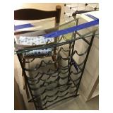 Wine Rack with Glass Top
