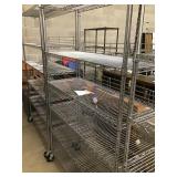 Wire Shelving on Wheels