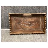 wooden serving tray