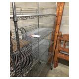 Wire Shelving on Wheels