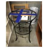 Glass Top Side Table
