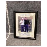framed signed masters Tournament Photo