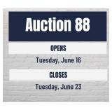 Auction #88 Dates and Times
