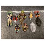 Decorative African masks