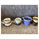 Pottery mugs