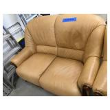 Leather Loveseat