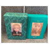 Holiday porcelain Barbie collection