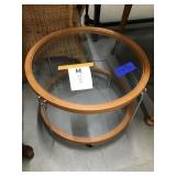 Glass End Table