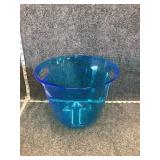 Blue plastic Ice bucket