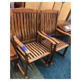 Wooden Rocking Chairs (2)