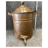 Mason's branded copper beverage dispenser