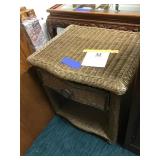 Wicker End Table