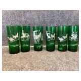 vintage Anchor Hocking 'Gay Nineties Glasses