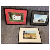 Barn houses Wall Art