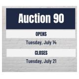 Auction #90 Dates and Times