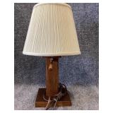vintage wooden lamp