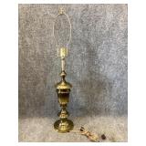 Brass table lamp