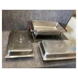 stainless steel chafing dish or food warmer