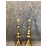 BRASS TABLE LAMPS