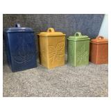 vintage ceramic storage Canisters
