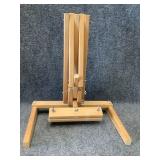 adjustable wooden tabletop easel or craft stand