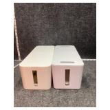 plastic cable management box